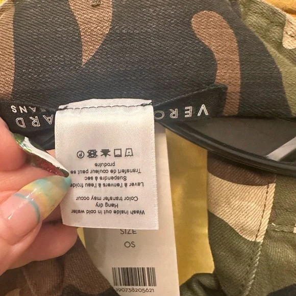 SANDRO Navy and Red Plaid Coat with Studded Shoulders, Size 36 - Picture 13 of 14